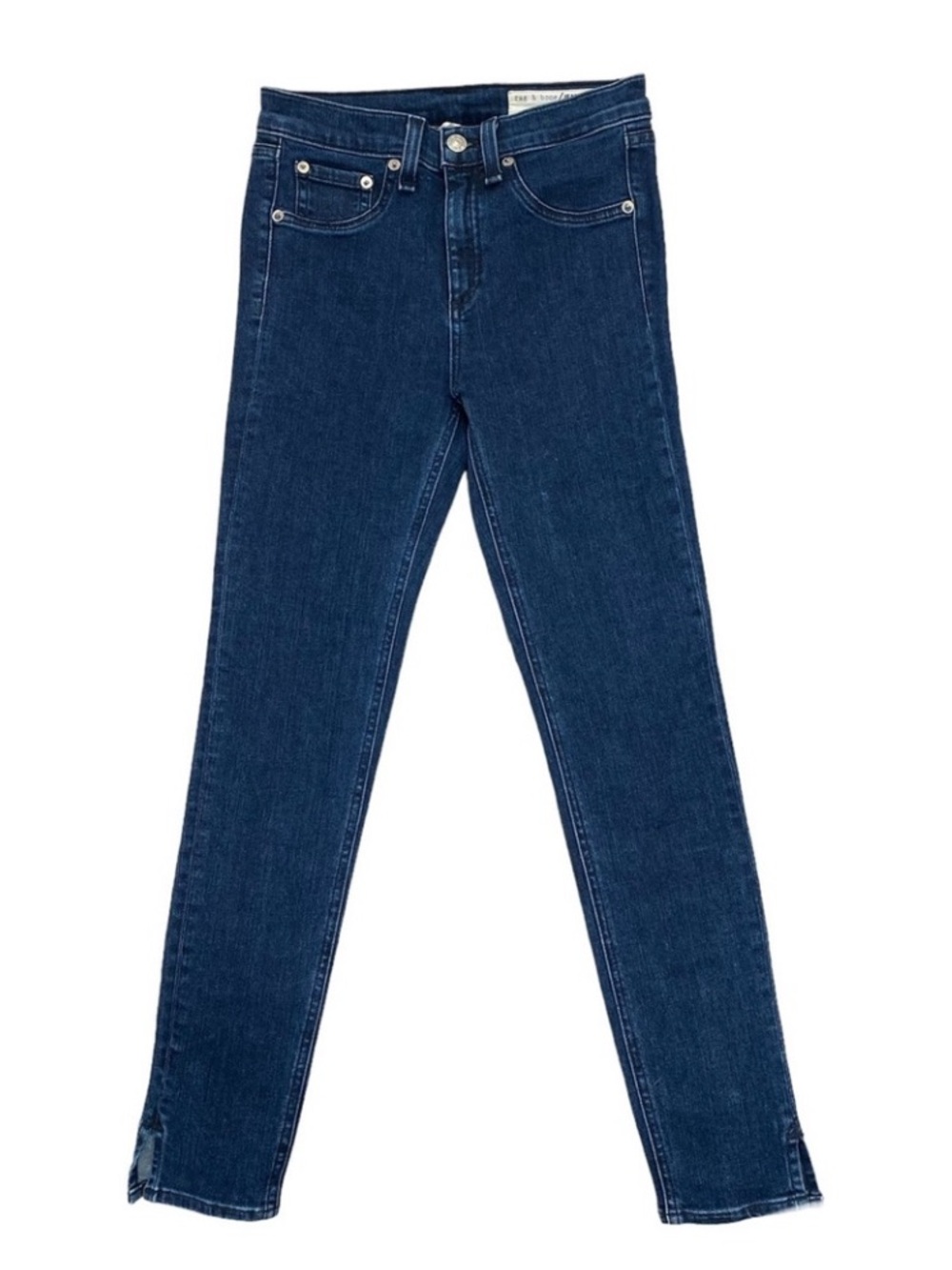RAG & BONE 10 Inch Skinny Capri
Blue Denim jeans 24
